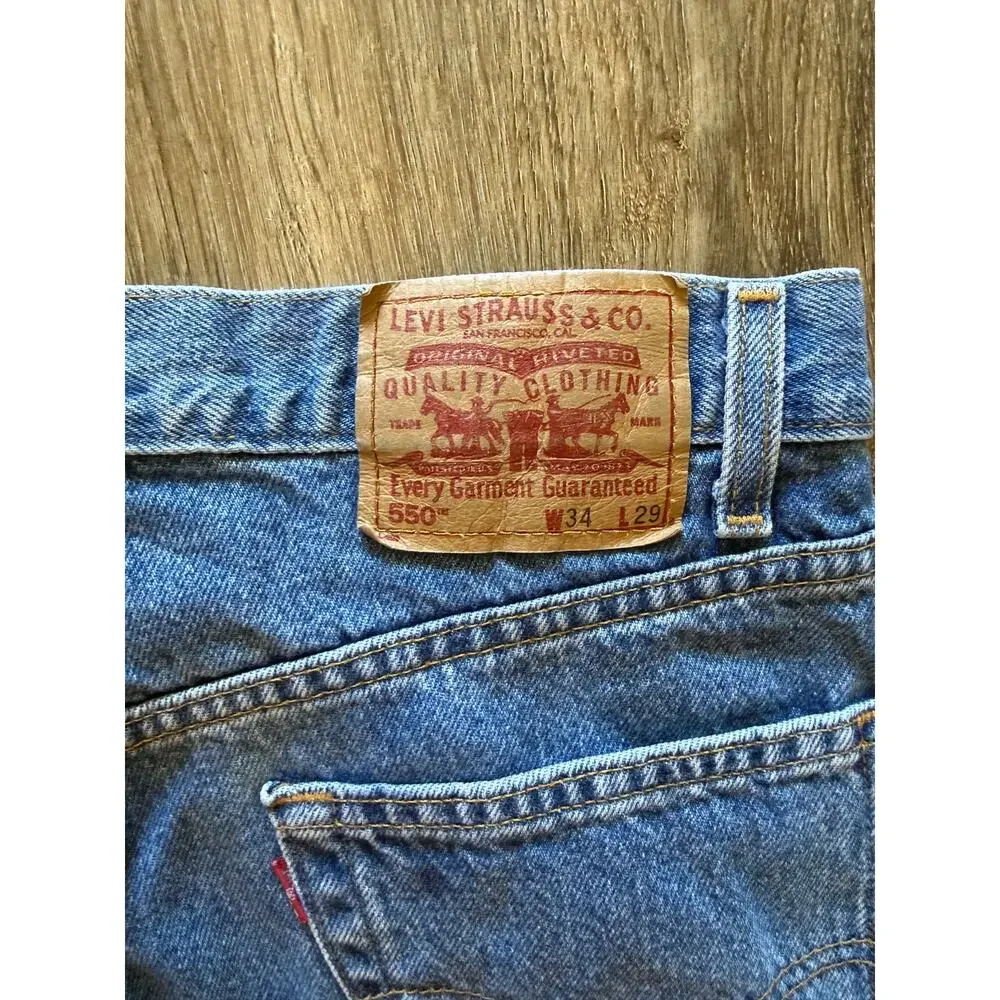 Levi Strauss Men’s 550 Jeans Size 34x29